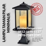 lampu taman pilar klasik