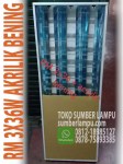 Lampu RM 3x36W Akrilik Bening atau Susu